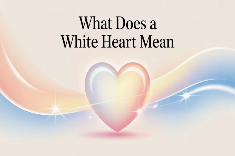 white heart emoji meaning
